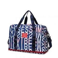 Large Capacity Carry On Tote Storage Pouch Nylon Luggage Bag