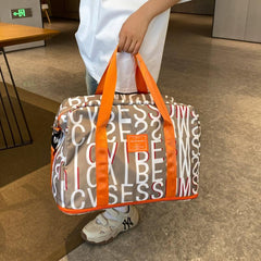 Large Capacity Carry On Tote Storage Pouch Nylon Luggage Bag