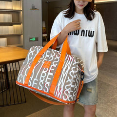 Large Capacity Carry On Tote Storage Pouch Nylon Luggage Bag