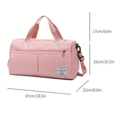 Sports Gym Bag With Shoes Compartment Travel Duffle Bag