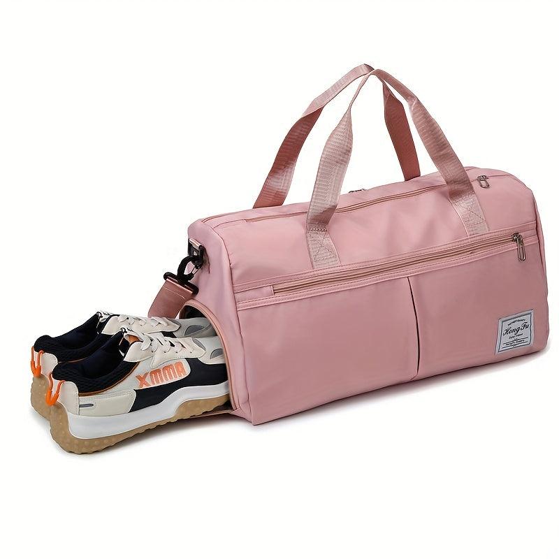 Sports Gym Bag With Shoes Compartment Travel Duffle Bag