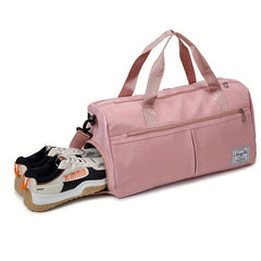 Sports Gym Bag With Shoes Compartment Travel Duffle Bag