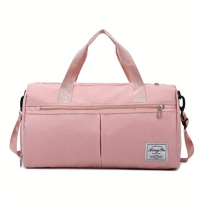 Sports Gym Bag With Shoes Compartment Travel Duffle Bag