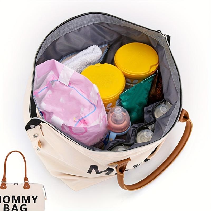 3PCS Large Capacity Mommy Bag Portable Diaper Bag Nappy Baby Storage