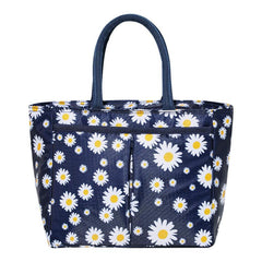 Flower Print Lunch Bag Thermal Insulation Hand Bag