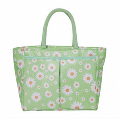 Flower Print Lunch Bag Thermal Insulation Hand Bag