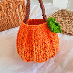 Halloween Pumpkin Tote Bag for Kids