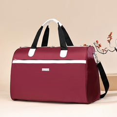 Large Capacity Weekender Tote Bag Waterproof Travel Gym Storage Bag