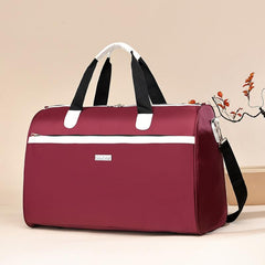 Large Capacity Weekender Tote Bag Waterproof Travel Gym Storage Bag