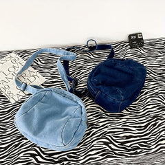 Casual Square Shoulder Bag Zipper Crossbody Bag