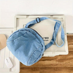 Casual Square Shoulder Bag Zipper Crossbody Bag