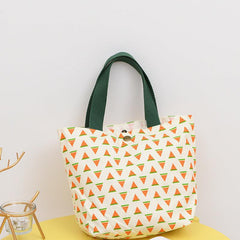 Floral Print Handbag Women's Handbag Shopping Bag