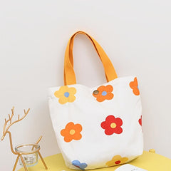 Floral Print Handbag Women's Handbag Shopping Bag