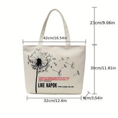 Canvas Tote Bag Lightweight Shoulder Bag for Women