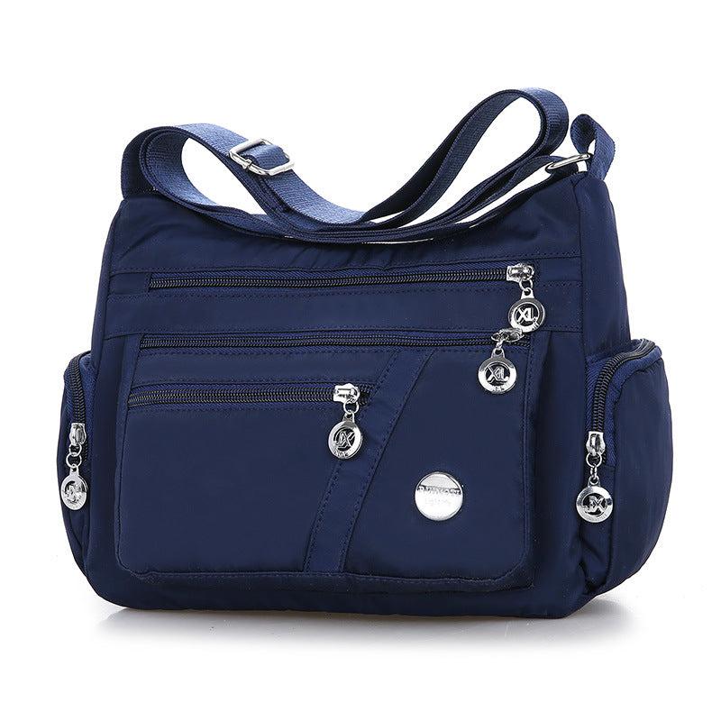Nylon Crossbody Bag for Women Zipper Coin Purse Shoulder Bag