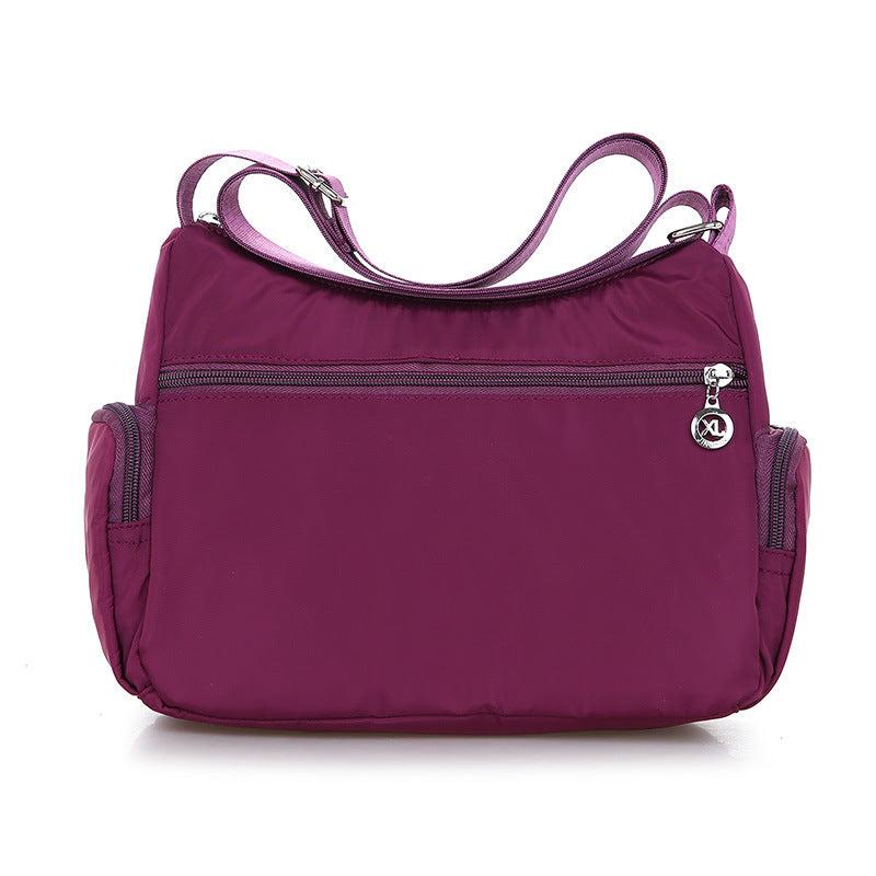 Nylon Crossbody Bag for Women Zipper Coin Purse Shoulder Bag