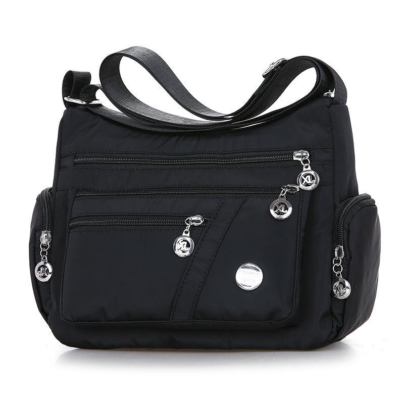 Nylon Crossbody Bag for Women Zipper Coin Purse Shoulder Bag