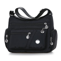 Nylon Crossbody Bag for Women Zipper Coin Purse Shoulder Bag
