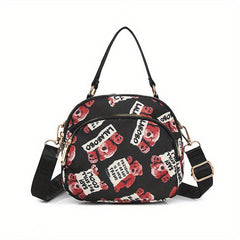 Ethnic Style Elephant Pattern Crossbody Bag Women's Purse
