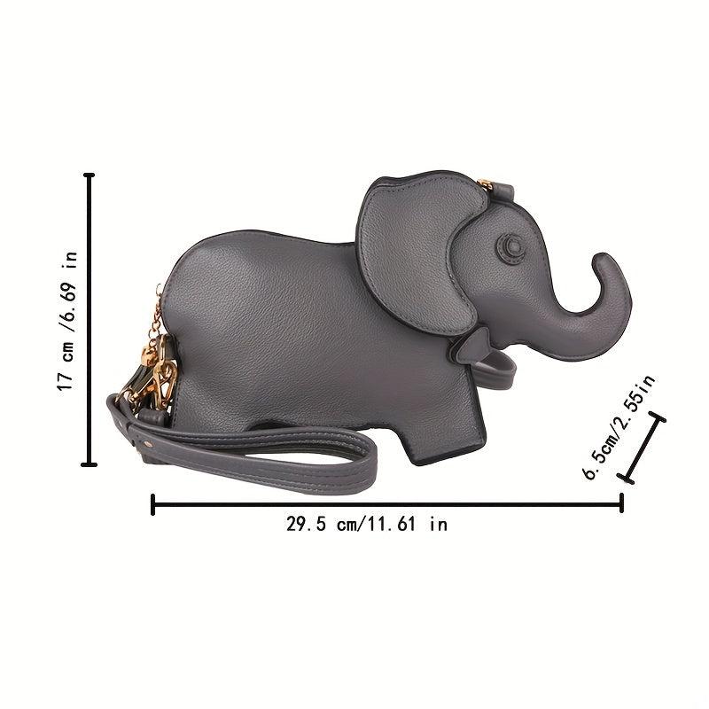 Elephant Shaped Crossbody Bag Animal Clutch Purse Handbags