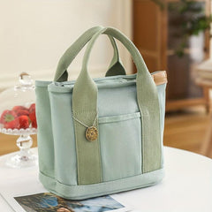 Vintage Retro Handbag Top Handle Satchel Bag Women's Tote Bag