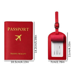 Waterproof Travel Couple Passport Holder Set