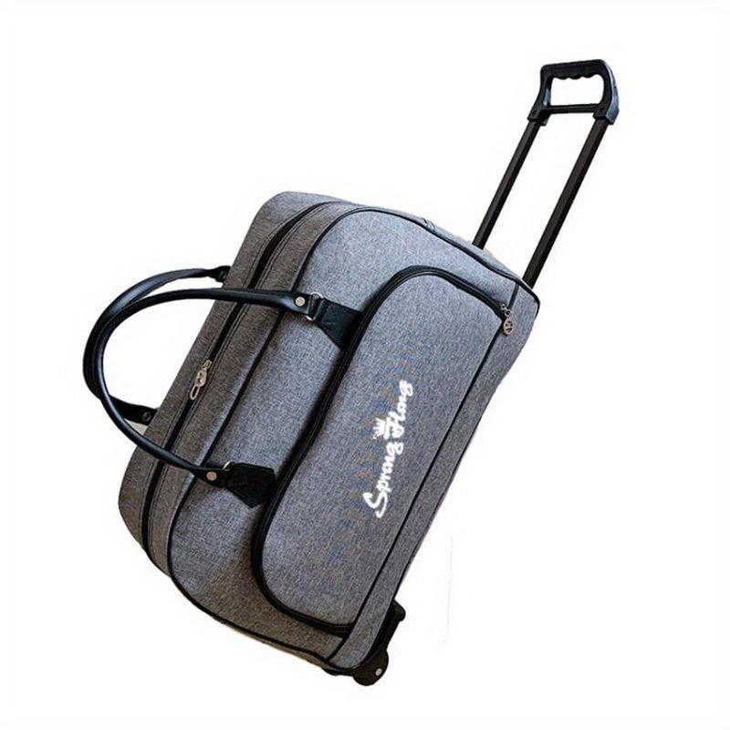 Large Capacity Rolling Duffle Bag for Travel Storage