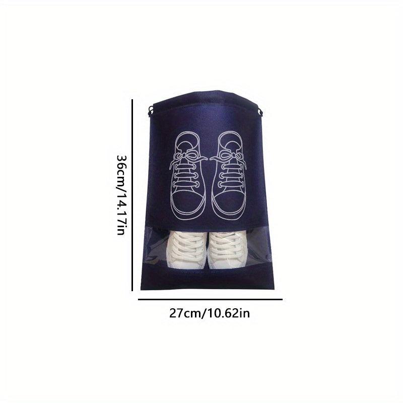 Transparent Drawstring Shoe Storage Bag for Travel