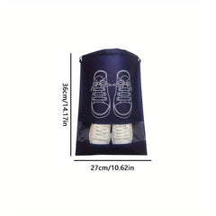 Transparent Drawstring Shoe Storage Bag for Travel