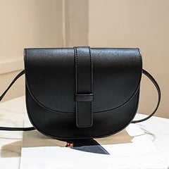 Solid Casual Crossbody Bag Faux Leather Flap Bag