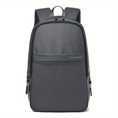 Large Capacity Laptop Backpack PU Leather Lightweight Shoulder Bag