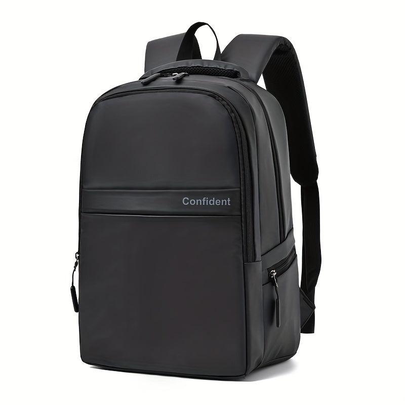 Large Capacity Laptop Backpack PU Leather Lightweight Shoulder Bag