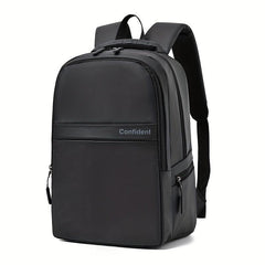 Large Capacity Laptop Backpack PU Leather Lightweight Shoulder Bag