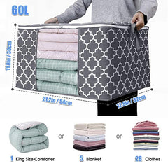 1PC 100L 60L Storage Bags Large Blanket Clothes Organization...