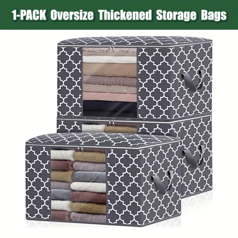 1PC 100L 60L Storage Bags Large Blanket Clothes Organization...