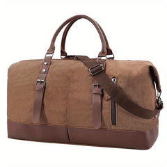 Large Capacity Duffel Bag Retro Canvas Large Weekender Bag
