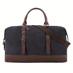 Large Capacity Duffel Bag Retro Canvas Large Weekender Bag
