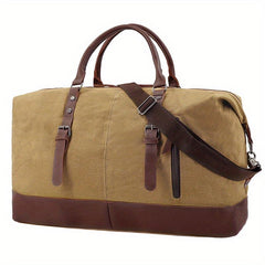 Large Capacity Duffel Bag Retro Canvas Large Weekender Bag