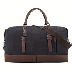 Large Capacity Duffel Bag Retro Canvas Large Weekender Bag