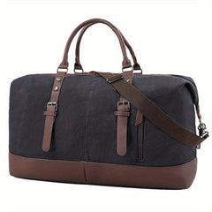 Large Capacity Duffel Bag Retro Canvas Large Weekender Bag