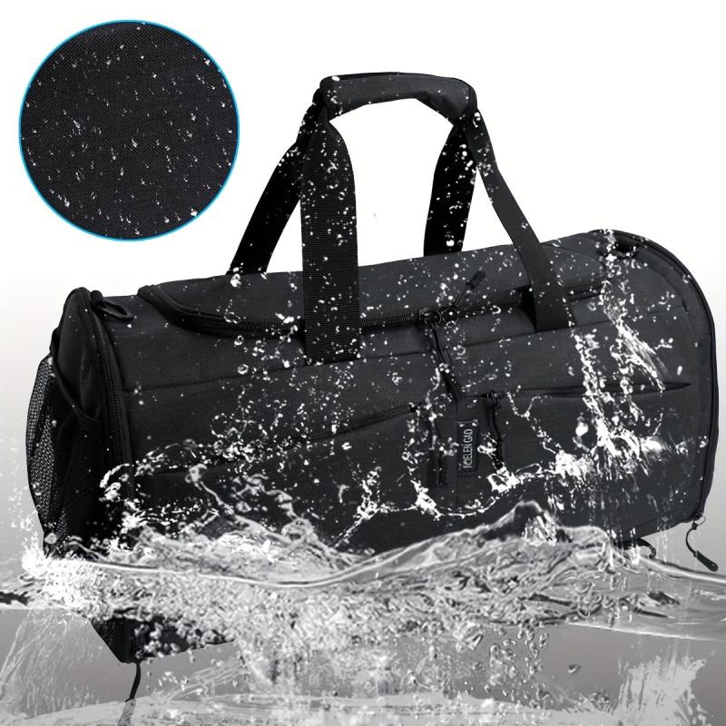 Dry & Wet Separation Gym Bag Travel Bag With Shoe Compartment