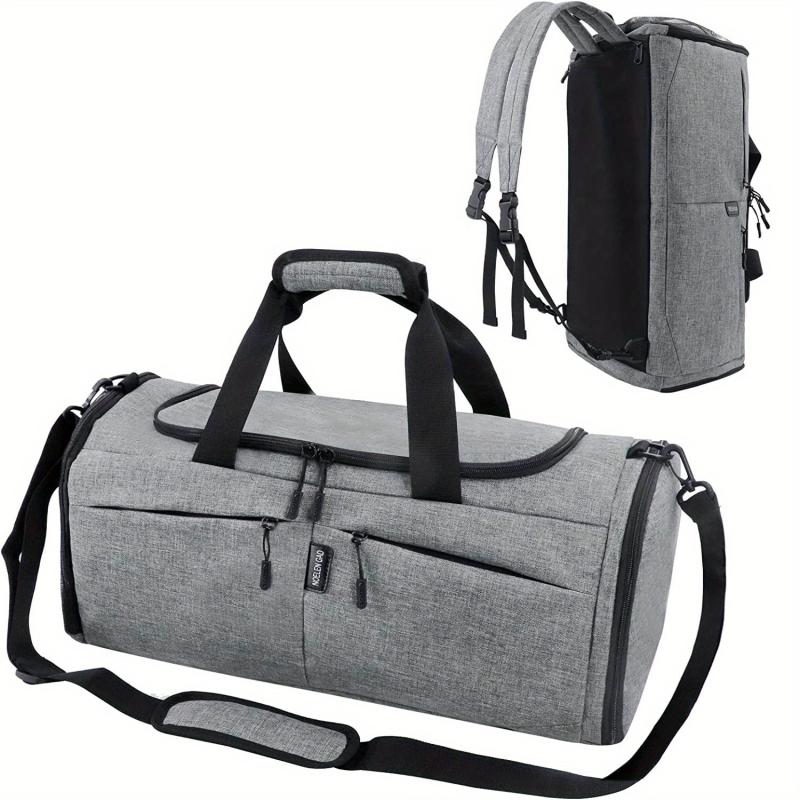 Dry & Wet Separation Gym Bag Travel Bag With Shoe Compartment