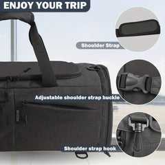 Dry & Wet Separation Gym Bag Travel Bag With Shoe Compartment