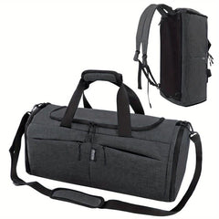 Dry & Wet Separation Gym Bag Travel Bag With Shoe Compartment