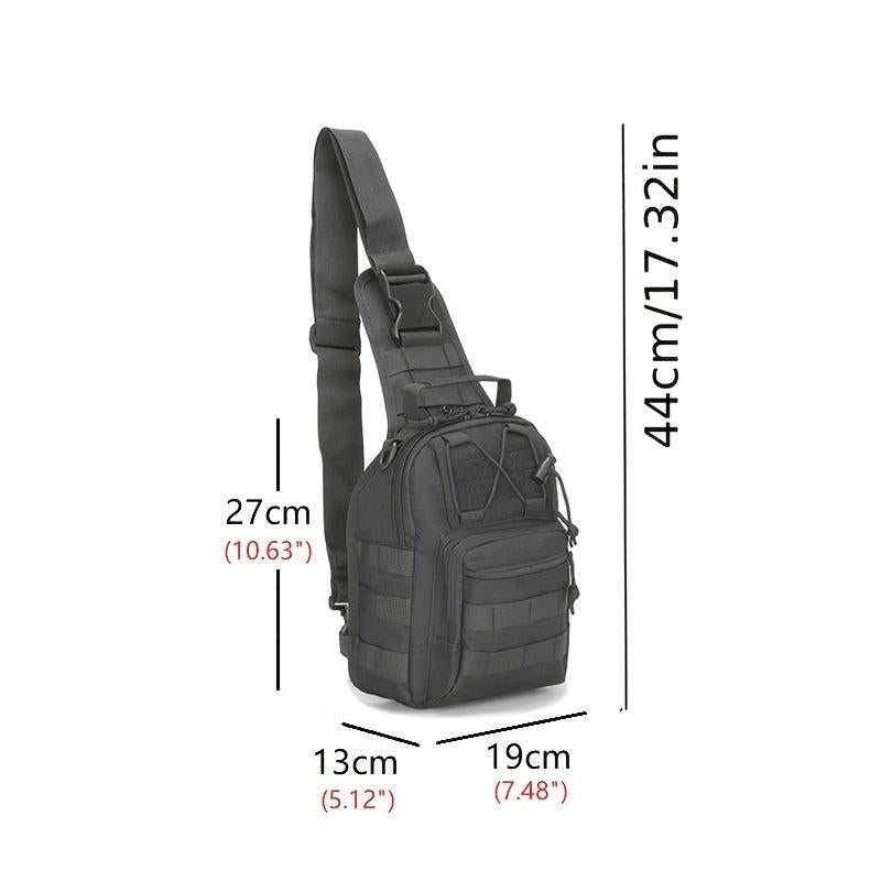 Versatile Tactical Sling Backpack Body Chest Bag Rucksack Hiking Carry Bag