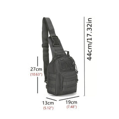 Versatile Tactical Sling Backpack Body Chest Bag Rucksack Hiking Carry Bag