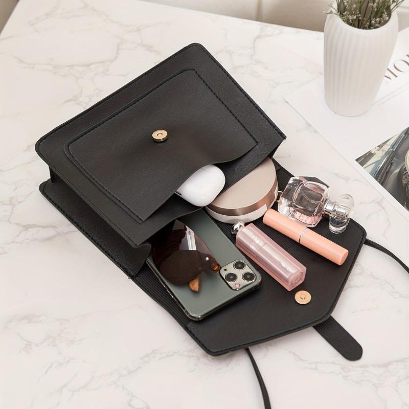 Minimalist Solid Square Bag Shoulder Satchel