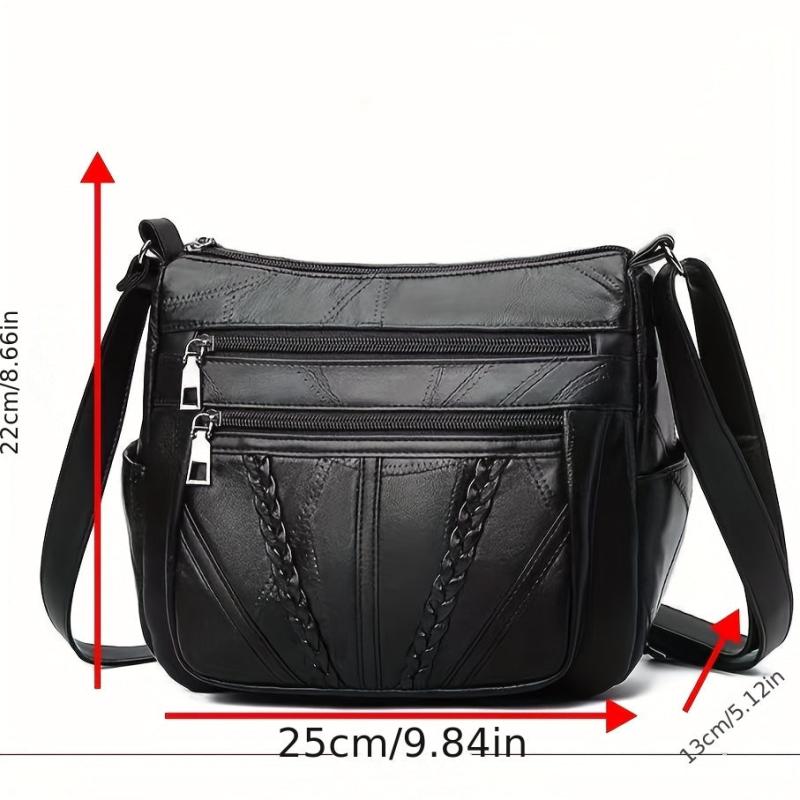 Stylish PU Leather Crossbody Bag for Women