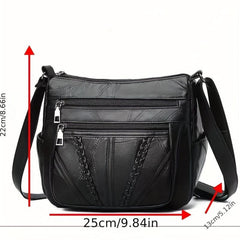 Stylish PU Leather Crossbody Bag for Women