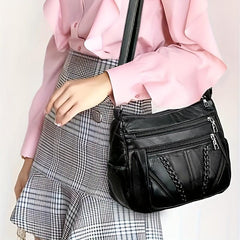 Stylish PU Leather Crossbody Bag for Women
